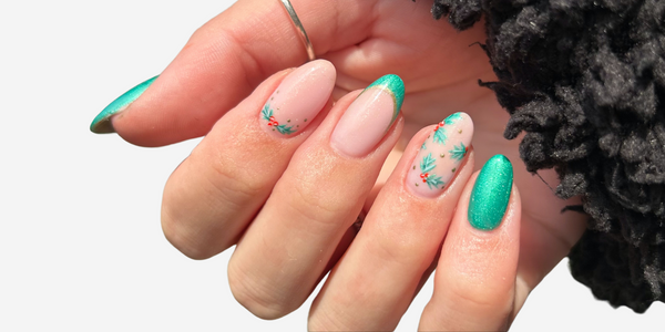 Christmas Holly Nail Art Tutorials